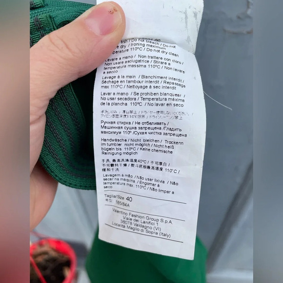 Missoni Green stretch Legging Pants,  size 40 (6/8) - Picture 10 of 11